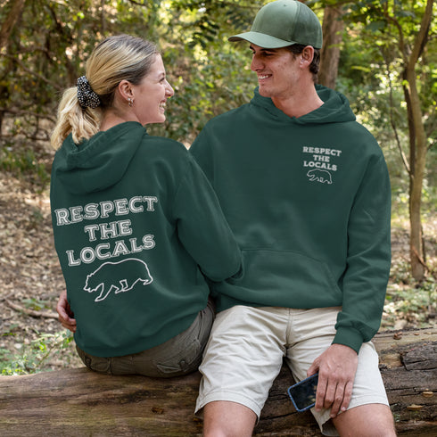 Respect The Locals Double Sided Hoodie